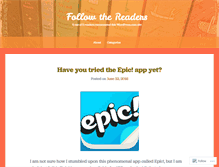 Tablet Screenshot of followthereaders.com